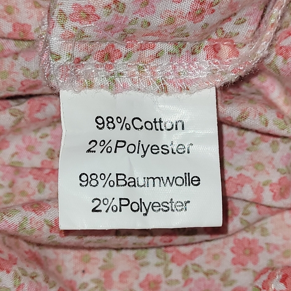 3/$25 Scarlet Darkness Girls Dress Pink Floral Prairie Lace Cottagerore 8-9Y - Picture 7 of 11